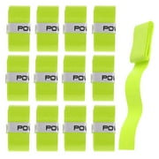 12Pcs Breathable Replacement Grip for Badminton Tennis Racket Fishing Pole Fluorescent Yellow