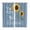 Blue, variant on 2 Panels Kitchen Tier Curtains 39 Inch Length, Sunflowers Grommets Window Treatment Curtain, Classic Bee You Are My Sunshine Black Thermal Curtains Drapes for Living Room/Bathroom