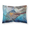 Running The Guantlet Blue Marlin Fabric Standard Pillowcase-30 x 20.5-