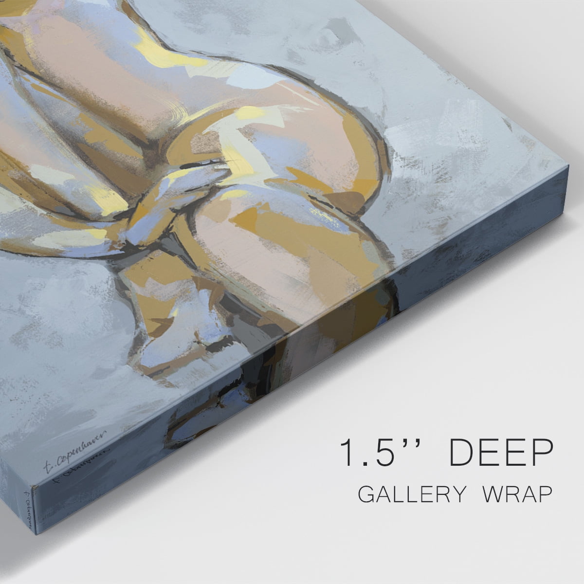 Grey Maiden I Premium Gallery Wrapped Canvas - Ready to Hang