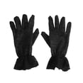 thumbnail image 3 of TIANZEN Elegant Summer Black Lace Trim For And Girls – Lightweight Sheer Mesh Sun Mittens With Delicate Floral Design Short Length Mittens for Women Cold Weather Heated Winter, 3 of 4
