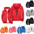 thumbnail image 5 of Fancifize Boys Girls Lightweight Raincoat Waterproof Hooded Rain Jacket Windbreaker Breathable Coat for Kids, 5 of 5