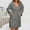 1# Gray cheap stuff under 5 dollars, variant on Dyegold Plush Robes For Women Lightweight Fuzzy Fleece Short Bathrobes Cute Soft Fluffy Spa Shower Pajamas Coats Loungewear