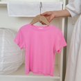 thumbnail image 2 of Timegard Baby Clothes Unisex Toddler Cotton Comfy Basic Tee Shirts Boy Girls Loose Short Sleeve Tops, 2 of 3