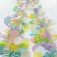 thumbnail image 2 of Guirnalda de oropel de Pascua de 2 m x 8,5 cm con confeti para colgar en primavera, material de PVC de alta calidad que garantiza durabilidad para todas sus celebraciones de primavera, 2 of 7