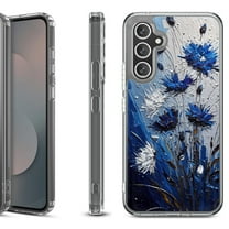 Shockproof Protective Phone Case Cover for Samsung Galaxy S25 FE, by OneToughShield - Cornflower