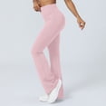 thumbnail image 4 of Women's Flare Yoga Pants High Waisted Leggings Workout Casual Bootcut Pants Jogging Pants Women Beach Cover up Pant Casual Dress Pants for Women Women Casual Pants plus Size Casual Pants Women plus, 4 of 4
