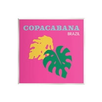 Stupell Industries Bold Copacabana Plant Leaves Graphic Art Unframed Art Print Wall Art, Design by The Saturday Evening Post