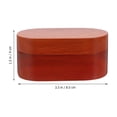 thumbnail image 2 of 1Pc Practical Guitar Pick Storage Box Guitar Picks Case Pick Holder (Dark Red), 2 of 8