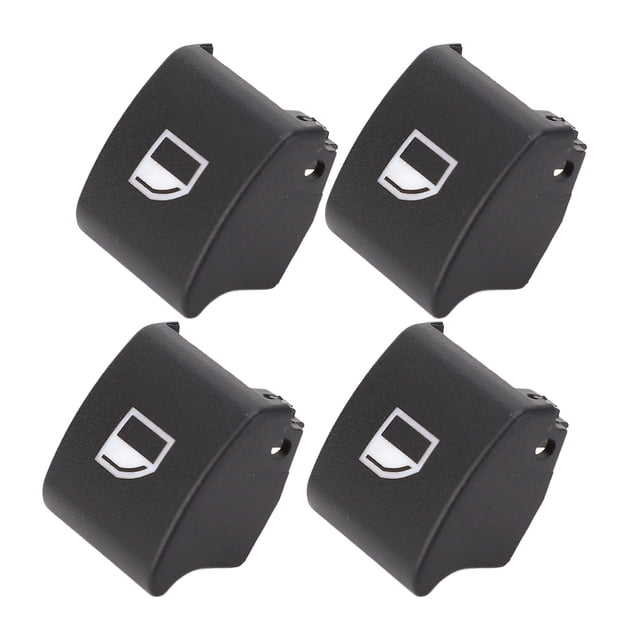 Tapa del Botón del Interruptor de Ventana Eléctrica, Abrisón Precise Fist 4PCS 61316902179 Interruptor de control de la ventana de Automóvil para 3 Serie E46