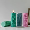 thumbnail image 4 of 3PCS Elegant Lily Embossed Candle Molds for Candle Making, 3D Flower Silicone Molds for Aromatherapy Candle Soap Wax Resin Clay, Blooming Lily Chocolate Cake Molds, DIY Floral Art Craft Wedding Decor, 4 of 8