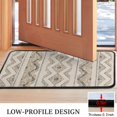 thumbnail image 3 of Beige Geometric Chevron Diamond Pattern Door Rugs,Washable Non Slip Door Mats Indoor,Decorative Door Mats,Entry Mat Indoor for Entrance,Bedroom,Kitchen,Bathroom,30"x17", 3 of 6