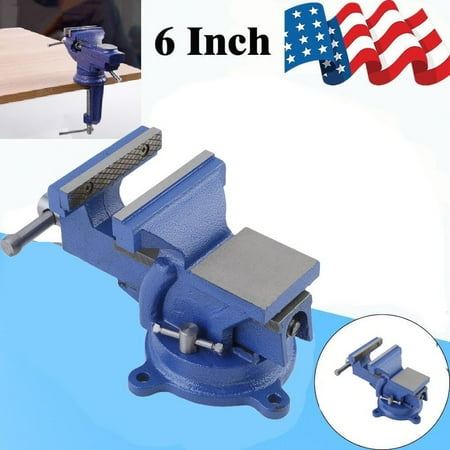 5 Inch Bench Vise 360 Degree Swivel Base Heavy Duty 125mm Jaw