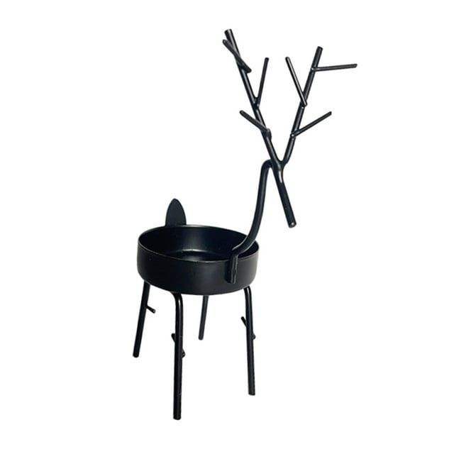 Candelabro decorativo Macarena de ciervo para luz de té decoración del hogar y dormitorio estilo A