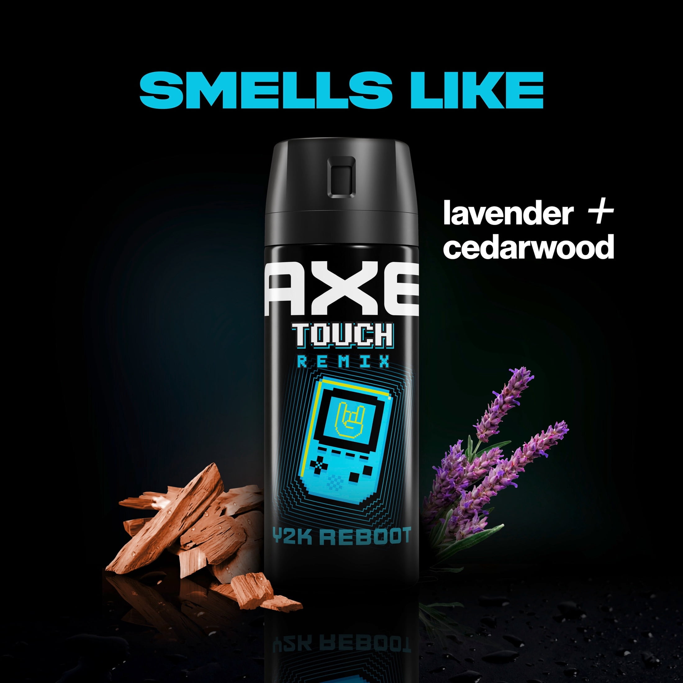 AXE Y2K Reboot Underarm Deodorant Body Spray Touch Remix, 2.9 oz