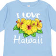 thumbnail image 4 of Inktastic I Love Hawaii Hibiscus Flowers Boys or Girls Long Sleeve Toddler T-Shirt, 4 of 5