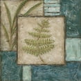 thumbnail image 2 of Zarris, Chariklia 26x26 Gold Ornate Wood Framed with Double Matting Museum Art Print Titled - Large Fern Montage I, 2 of 4