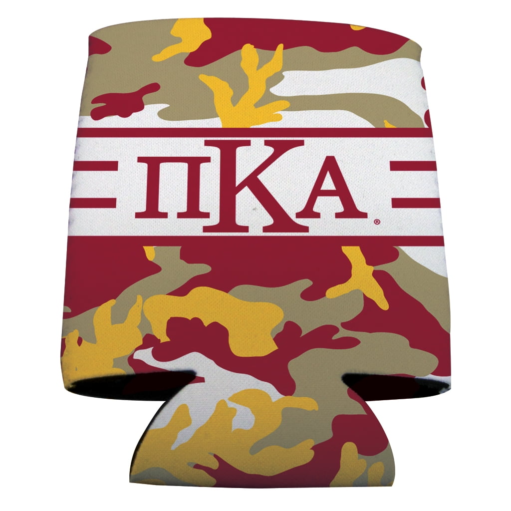 Pi Kappa Alpha Army Camo Pattern Can Cooler Set of 12