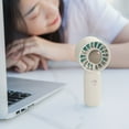 thumbnail image 4 of ¡Gran Descuento!, Ventilador turbo de mano, recargable por USB, silencioso, para dormitorio de estudiantes, oficina, ventilador portátil de turbina de viento Akmoler, 4 of 8