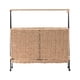 thumbnail image 4 of Cesta de Almacenamiento de Libros Tejida, Estante Rústico Multiusos de 14x2x14 Pulgadas, para Baño, Decoración de Oficina, Habitación Decorativa, 4 of 9