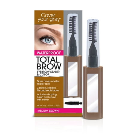 CYG Eyebrow Sealer & Color Medium Brown (Best Hair Color For Brown Eyes And Dark Eyebrows)