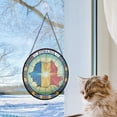 thumbnail image 5 of Romania Travel Decor Suncatcher Stained Glass Window Hanging, Gift for Traveller, Collection of Country Travel Souvenirs for Family and Friends, Romania Map and Flag Décor, 5 of 6