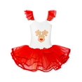 thumbnail image 1 of Robe Fille Mignonne Tutu Danse Renne Rouge 2-3 Ans, 1 of 6