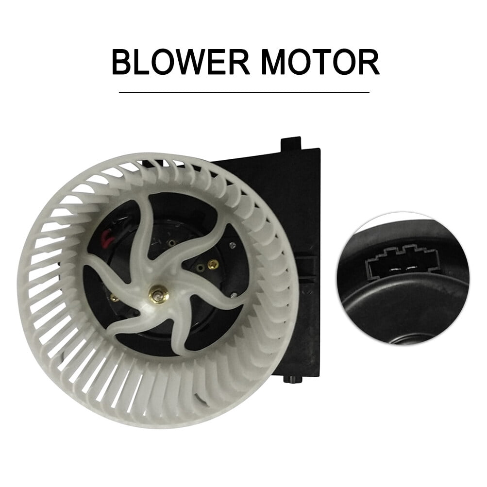 ECCPP HVAC Blower Motor w/Fan Cage Replacement Fit for 2000-2006 for Audi TT/ 2006-2010 for Volkswagen GTI/ 1999-2009 for Volkswagen Jetta AC Heater Blower Motor Replaces-700158,75810,PM9269,VW3126104