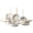 White+19p, variant on 17 Pcs Pots and Pans Set Granite Nonstick Kitchen Cookware Sets Induction White
