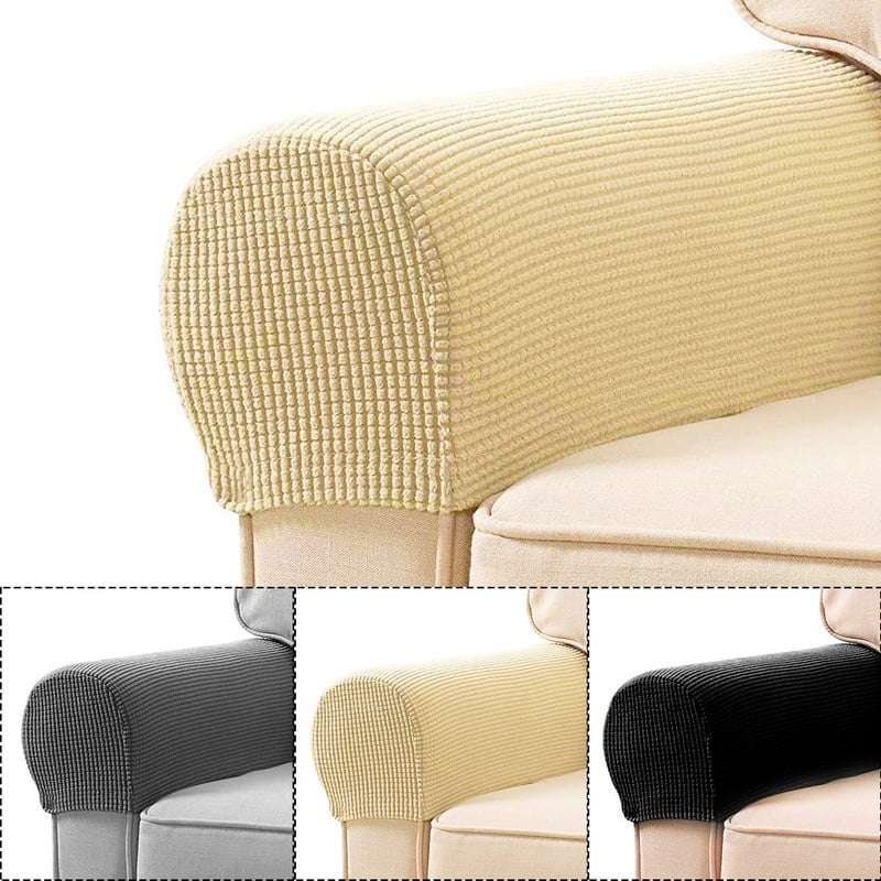 2/4pcs Waterproof Armrest Sofa Covers Stretch Chair Sofa Arm Protectors