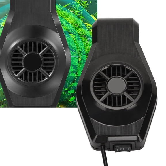Aquarium Cooling Fan: Wall Mounted, Adjustable Speed, Efficient 2.5W, Fits Tanks  Less Than Or Equal To  11.8"