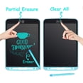 thumbnail image 2 of BAMAIA 8.5 Inch LCD Writing Board Partial Erase Lock Delete Button Black, 2 of 6