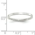 thumbnail image 7 of 14K White Gold 2mm Standard Flat Comfort Fit Band Ring Size 4, 7 of 7