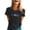 Black, variant on Womens Tees Softball Sport Graphic Print Crew Neck Short Sleeve Tshirts Lightweight Breathable Casual Street Style Outfits