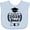 AE-Light Blue, variant on Inktastic Class of 2038 Grad with Diploma and Graduation Cap Boys or Girls Baby Bib