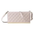 thumbnail image 4 of Quilted Wallet Case with Crossbody Strap & Card Slots for Samsung Galaxy S24 PlusWhite, 4 of 5