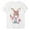 White, variant on QQAMB Women Happy Easter T-Shirt Cute Easter Graphic Tee Easter Day Casual Crewneck Short Sleeve Tops White XL