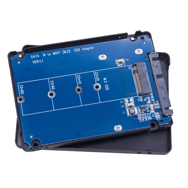 Caja de disco duro NGFF a SATA3 M.2 de 2,5 pulgadas para computadora portátil (M.2 a SATA de 7 mm) Sywqhk Para estrenar