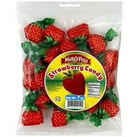 Marco Polo, Strawberry Fruit Filled Candy, 7 Oz (Pack Of 24)