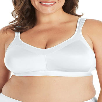 Buy Playtex 18 Hour 4159 Active Breathable Comfort Wirefree Bra White 38D  Women's Online at desertcartINDIA