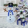 Outdoor Snowman Lighted, PopUp Snowman Outdoor Yard Christmas