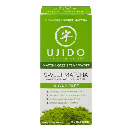Ujido Drink Mix, Sweet Matcha, 0.7 Oz, 10 Packets, 1 (Best Matcha Powder For Baking)