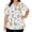 #01 Light Blue, variant on Easter Scrubs for Women Cute Nurse Bunny Egg Printed Short Sleeve Nursing Uniform Soft Stretch V Neck T-Shirts Spring 2026 Plus Size Blouses Tops, #01 White XXL