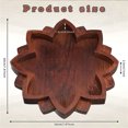 thumbnail image 3 of Xihbxyly Bandeja de Madera para Cristales, Diseño Floral Único, Organiza Cristales y Piedras Preciosas, Perfecta para Altares y Dormitorios, Almacenamiento Multiusos, Regalo Ideal para Amantes de Los, 3 of 7