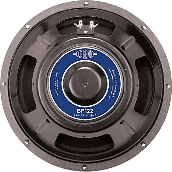 Eminence Speakers Legend BP122 12" 250W Bass Guitar Speaker Driver, 8 Ohm