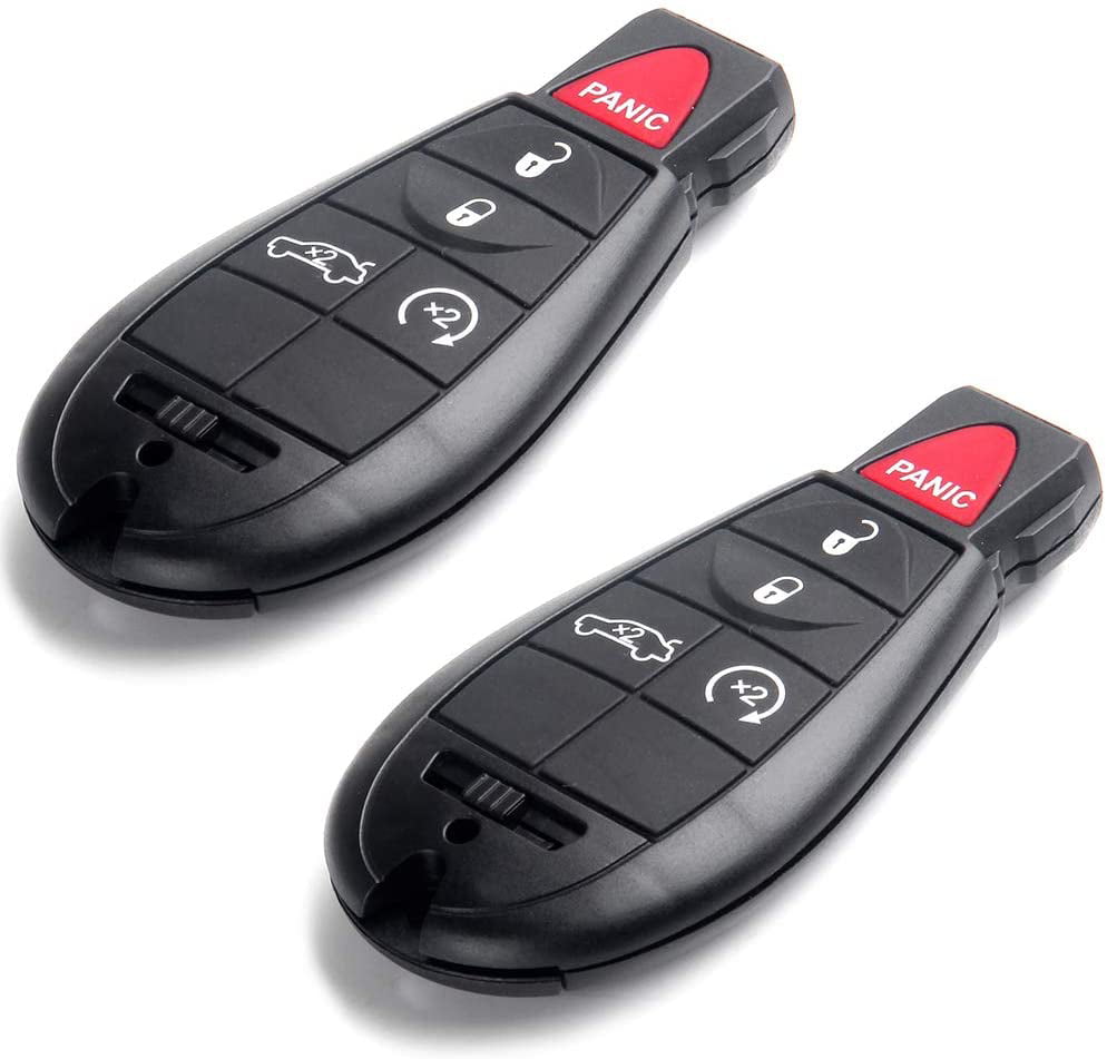 NEW Keyless Entry Key Fob w/ Remote Start 4 Button For a 2014 Dodge Challenger 