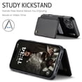 thumbnail image 6 of For iPhone 17 Pro Max Case with Card Holder, Wallet Case for Women Men with RFID Blocking, Durable Leather Kickstand Magnetic Clasp Shockproof for iPhone 17 Pro Max, 6 of 11