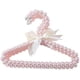 thumbnail image 1 of Percha de plástico para ropa de perros y gatos, con lazo de cuentas de perlas, organizador de almacenamiento para armario, perchas para ropa, perchas para ropa, 5 unidades (rosa), 1 of 6