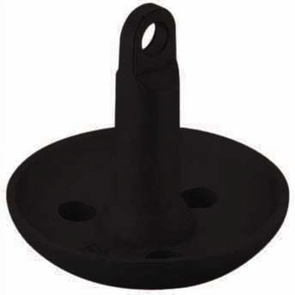 Attwood 9943B1 Cast Iron Mushroom Anchor with Black PVC Coating