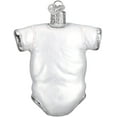 thumbnail image 3 of Old World Christmas Glass Blown Ornament White Baby One Piece (#32340), 3 of 6